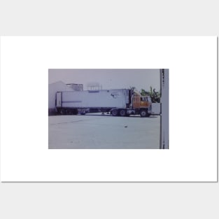 Afternoon nap in the shadow of a trailer truck Guatemala 1991 Posters and Art